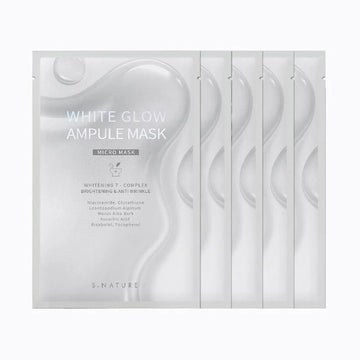 S.NATURE White Glow Ampoule Mask