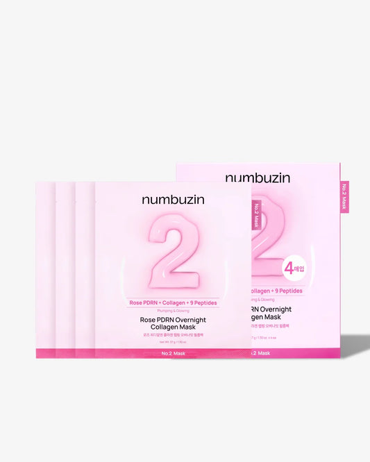 Numbuzin No.2 Rose PDRN Overnight Collagen Mask (4ea)