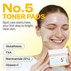 Numbuzin No.5+ Glutathione Vitamin Concentrated Toner Pads 180ml