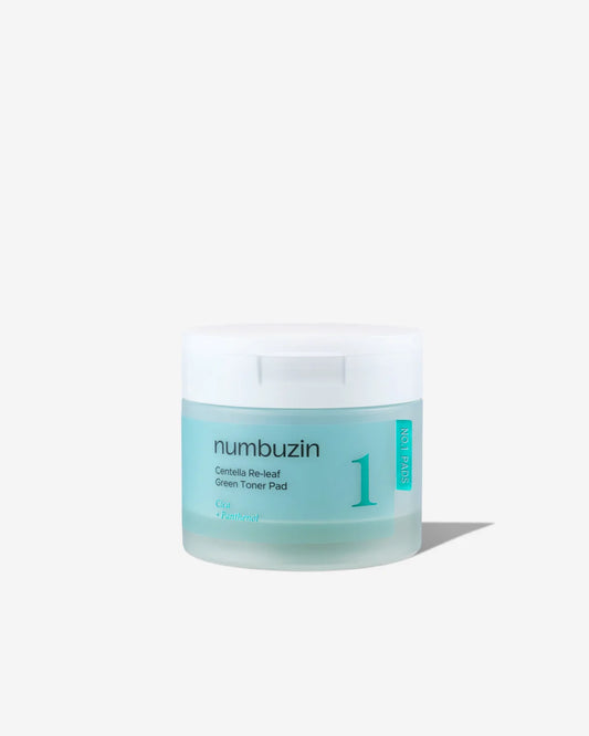 Numbuzin No.1 Centella Re-Leaf Green Toner Pads 190ml