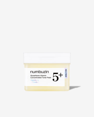 Numbuzin No.5+ Glutathione Vitamin Concentrated Toner Pads 180ml
