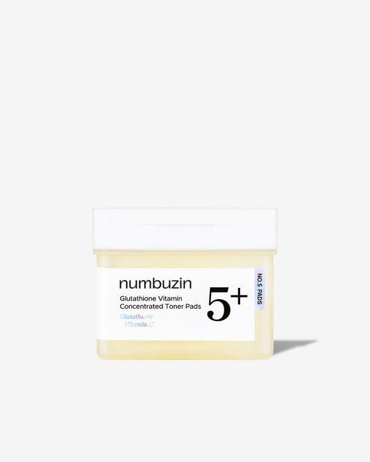 Numbuzin No.5+ Glutathione Vitamin Concentrated Toner Pads 180ml