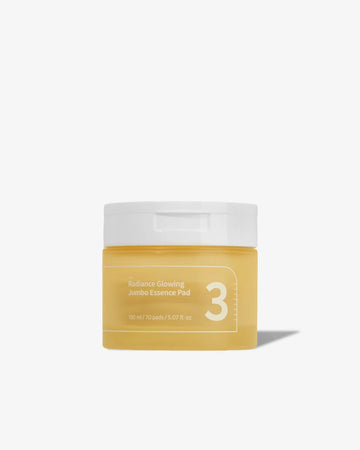 Numbuzin No.3 Radiance Glowing Jumbo Essence Pads 150ml