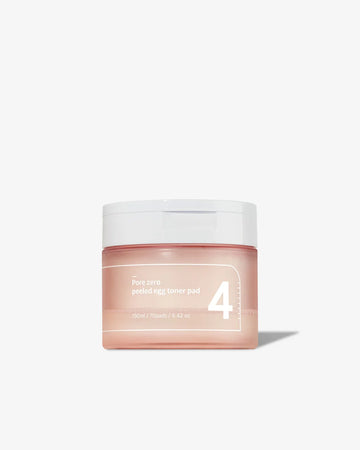 Numbuzin No.4 Pore Zero Peeled Egg Toner Pad 190ml