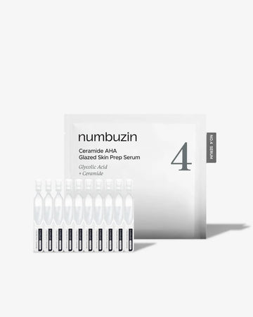Numbuzin No.4 Ceramide AHA Glazed Skin Prep Serum 1.3ml × 10EA