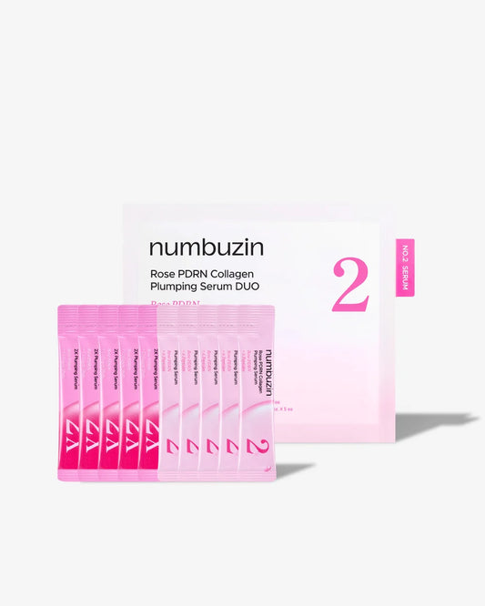 Numbuzin No.2 Rose PDRN Collagen Plumping Serum DUO 1.2ml*10EA