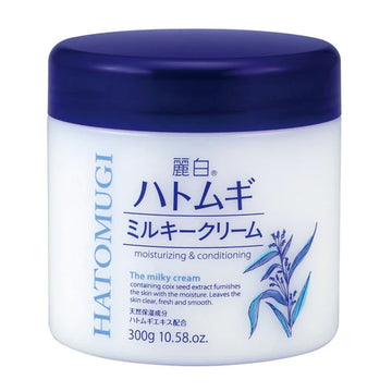 Reihaku Hatomugi Milky Cream Body Cream 300G