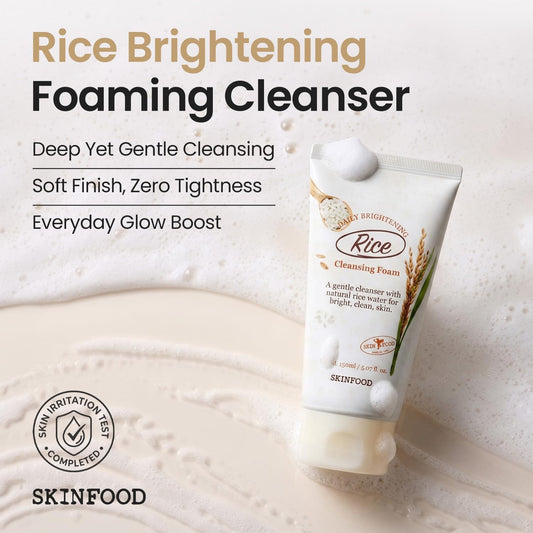 SKINFOOD Rice Daily Brightening Cleansing Foam