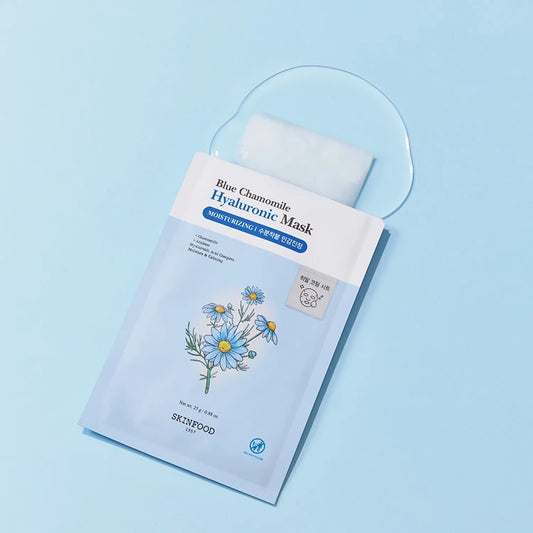 SKINFOOD Blue Chamomile Hyaluronic Mask 10EA