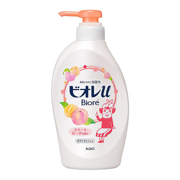 KAO Biore U Sweet Peach Fragrance Pump 480ML