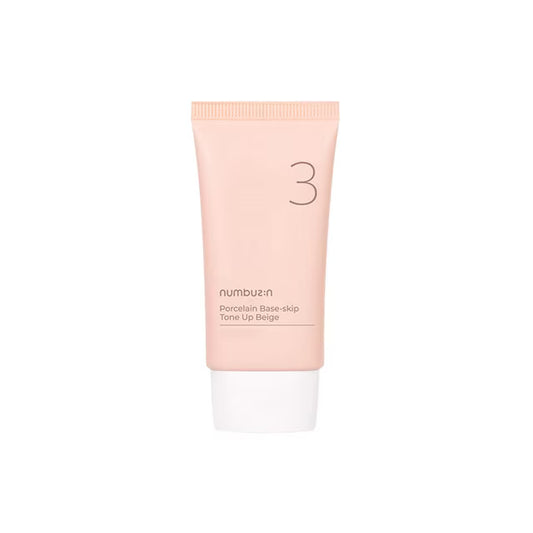 Numbuzin No.3 Porcelain Base-skip Tone Up Beige 50ml