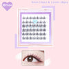 LYLYL Tabacan Natural Eyelashes Partial False Eyelashes Type-W