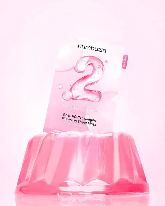 Numbuzin No.2 Rose PDRN Collagen Plumping Sheet Mask (10ea)