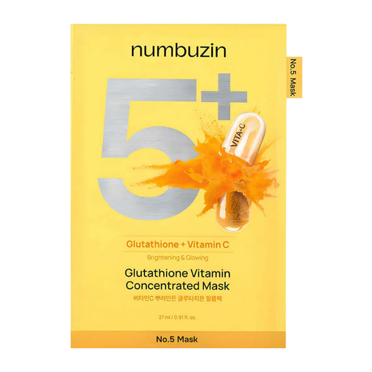 Numbuzin No.5+ Glutathione Vitamin Concentrated Mask (5EA)
