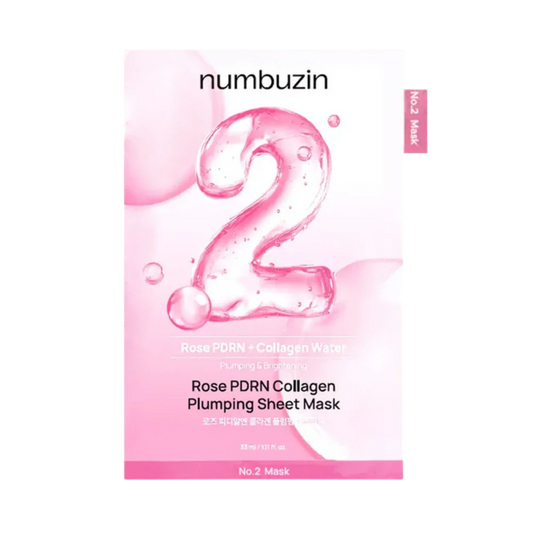 Numbuzin No.2 Rose PDRN Collagen Plumping Sheet Mask (1ea)