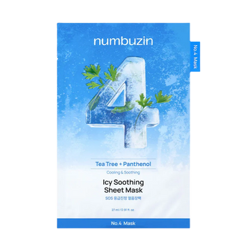 Numbuzin No.4 Icy Soothing Sheet Mask (1ea)