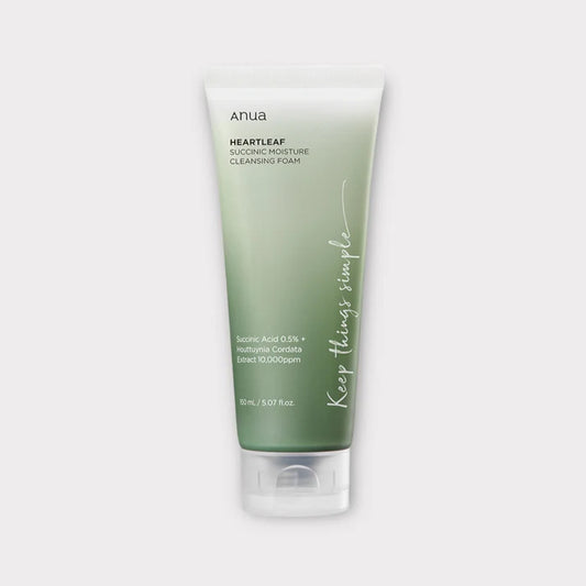 Anua Heartleaf Succinic Moisture Cleansing Foam 150ml