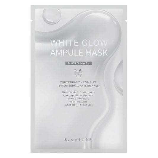 S.NATURE White Glow Ampoule Mask (1pc)