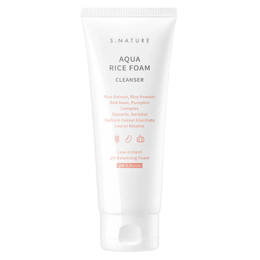 S.NATURE Aqua Rice Foam Cleanser