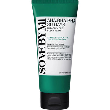 SOME BY MI AHA-BHA-PHA 30 DAYS Miracle Acne Clear Foam [50ml] (Shrink film/Barcode)