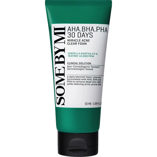 SOME BY MI AHA-BHA-PHA 30 DAYS Miracle Acne Clear Foam [50ml] (Shrink film/Barcode)