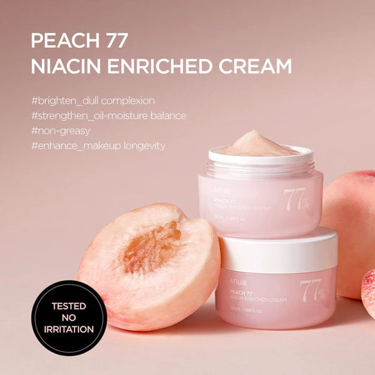 Anua peach 77 niacin enriched cream 50ml