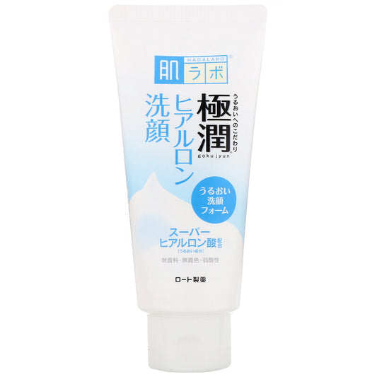 Rohto Hada Labo Gokujyun Hyaluron Foaming Cleanser (100G)