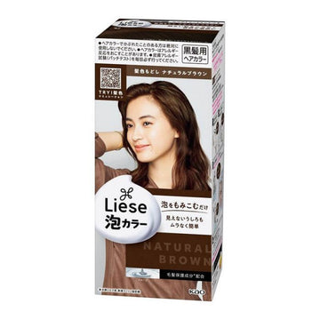 KAO Liese Prettia Bubble Hair Color - Natural Brown
