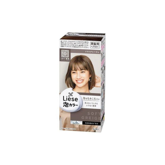 KAO Liese Prettia Bubble Hair Color - Soft Greige