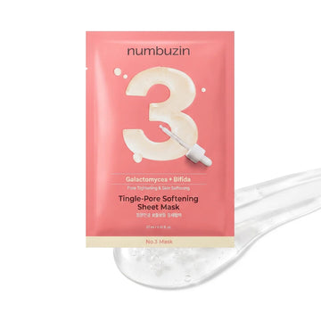 Numbuzin No.3 Tingle-Pore Softening Sheet Mask (1ea)