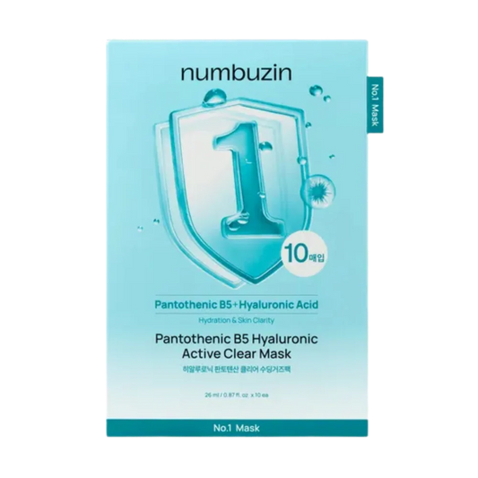 Numbuzin No.1 Pantothenic B5 Hyaluronic Active Clear Mask (1ea)