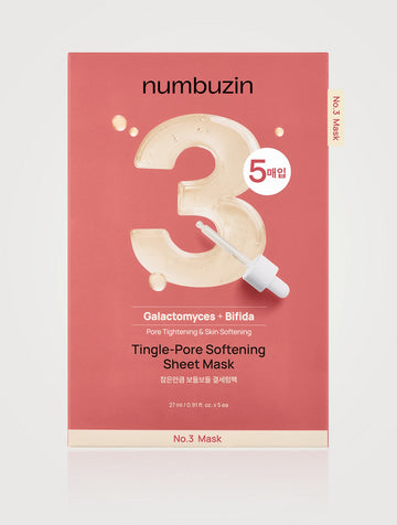 Numbuzin (RD)No.3 Tingle-Pore Softening Sheet Mask (10ea)