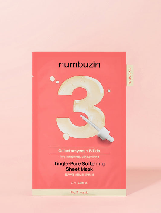 Numbuzin (RD)No.3 Tingle-Pore Softening Sheet Mask (10ea)